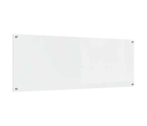 Virtuves Backsplash Caurspīdīgs 110X40X0.6 Cm Rūdīts Stikls Vidaxl