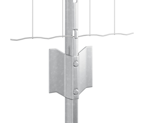 Vidaxl Eiro Žogs 2 Komplektā Galvanizēta Tērauda 25 X 0.4 M Izturīgs