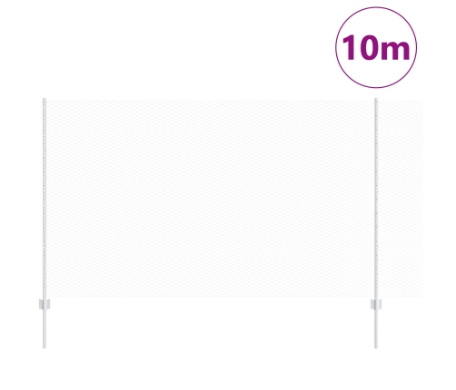 Vidaxl Žogu Stabi 10 Gab U-Kanāla 140 Cm Cinkots Tērauds,  Sešstūra Žogs 1.4 X 10 M Cinkots Tērauds Vidaxl