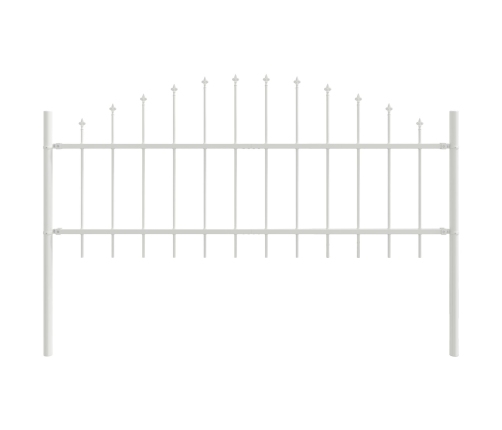 Žoga Paneļi Ar Spieķu Arku 7 Gab. Komplekts Balts Vidaxl