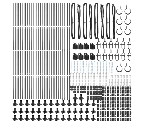 Žoga Stabi 104 Komplektā Pelēks Betons 3.2 X 3.2 X 83.5 Cm Vidaxl