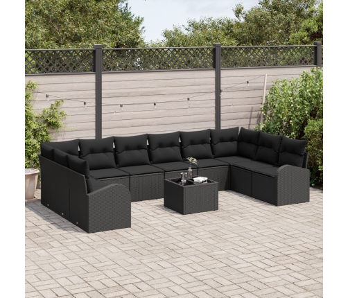 11 Gabalu Dārza Dīvānu Komplekts Ar Spilveniem, Beidzot Poli Ratan Vidaxl