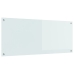 Virtuves Aizsargpanelis Balts 120X50X0,6 Cm Rūdīts Stikls Vidaxl
