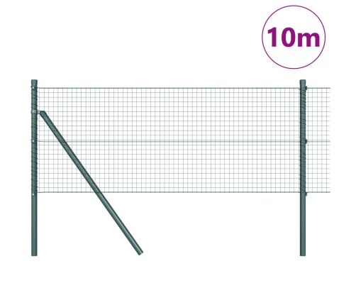Žoga Stabu Komplekts 2 Gabali Zaļš Metāls 10 X 0.5 M Izturīgs Vidaxl