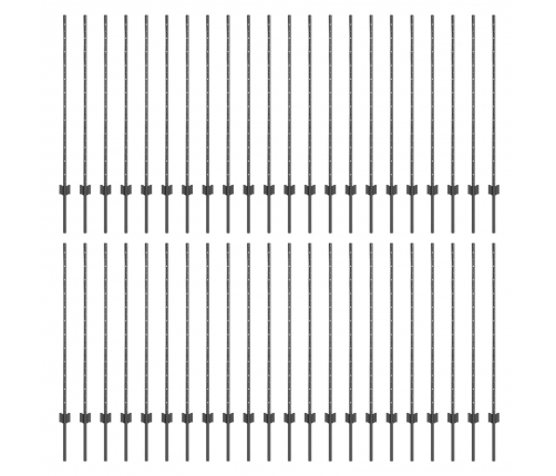 Žoga Stabi 88 Gab. U Kanāls Pelēks 160 Cm Tērauds Vidaxl