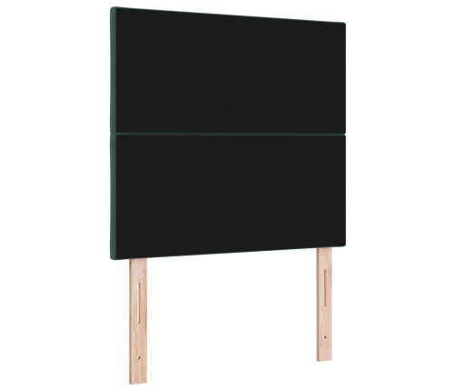 Vidaxl Gultas Galvgalis Dimanta Bloku Dizaina Tumši Zaļš 100 Cm Samts,  Gultas Galvgalis Dimanta Bloku Dizaina Tumši Zaļš 200 Cm Samts Vidaxl