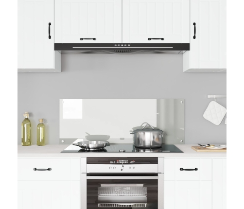 Virtuves Backsplash Caurspīdīgs 110X40X0.6 Cm Rūdīts Stikls Vidaxl
