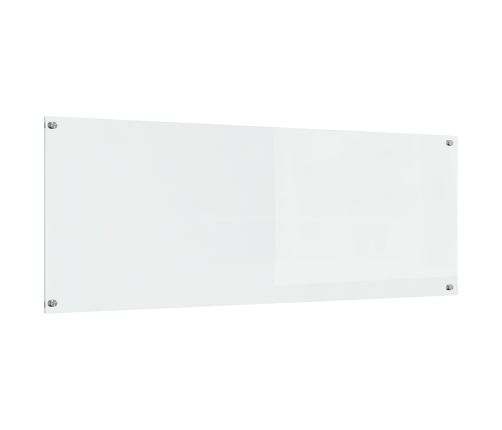 Virtuves Backsplash Caurspīdīgs 110X40X0.6 Cm Rūdīts Stikls Vidaxl