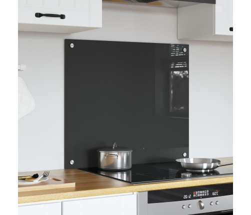 Virtuves Aizsargstikls Tumši Pelēks 70X60X0,6 Cm Rūdīts Stikls Vidaxl