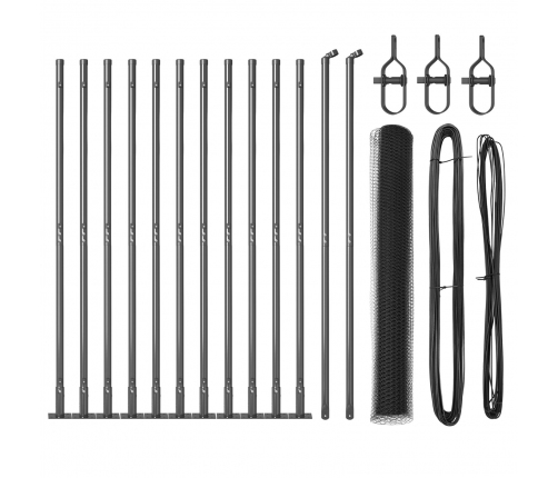 Žogu Komplekts 2 Gab. Pelēks Tērauds 25 X 1 M Izturīgs Vidaxl
