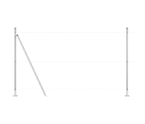 Žogu Stabi 104 Komplekta Cinkots Tērauds 3.2 X 3.2 X 88.5 Cm Vidaxl