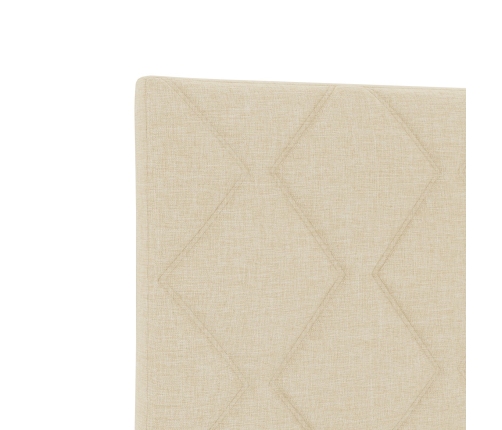 Vidaxl Gultas Galvgalis Dimanta Bloku Dizains Krēmkrāsas 100 Cm Audums,  Gultas Galvgalis Dimanta Bloku Dizains Krēmkrāsas 200 Cm Audums Vidaxl