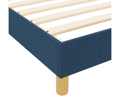 Zils Auduma Gultas Rāmis 80X200 Cm Vidaxl