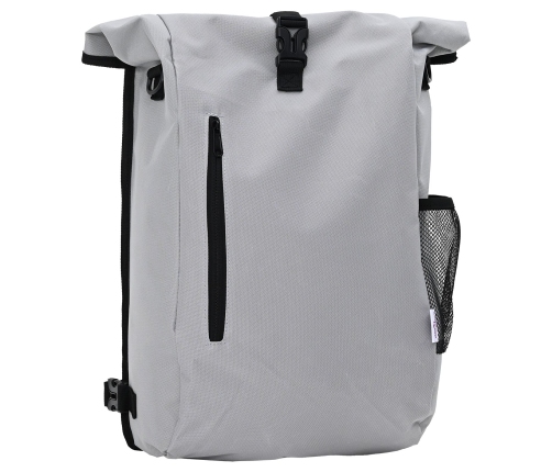 Velosipēda Soma Pannier Rack 20 L Pelēka 31X13X58 Cm Vidaxl