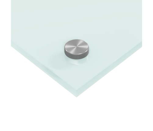 Virtuves Aizsargpanelis Balts 120X50X0,6 Cm Rūdīts Stikls Vidaxl