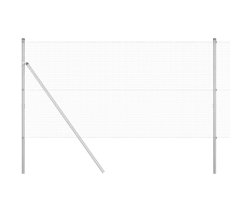Žoga Stabu Komplekts 25 M 2 Gabali Cinkota Tērauda 25 X 1 M Vidaxl