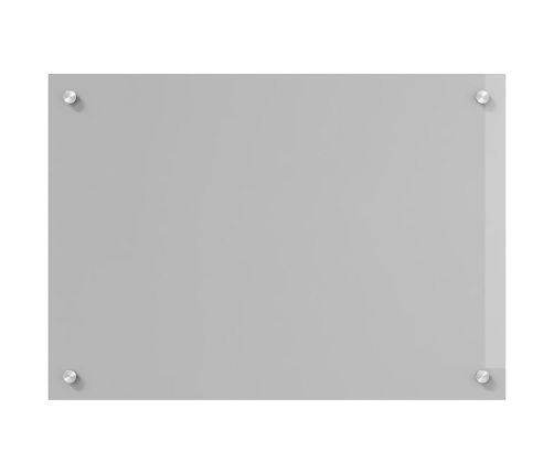 Virtuves Atstarojošais Gaiši Pelēks 70X50X0,6 Cm Temperēts Stikls Vidaxl