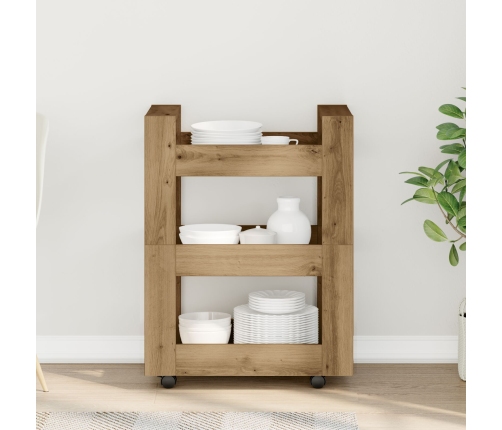 Virtuves Rati Artisan Ozola 60X45X80 Cm Inženierijas Koks Vidaxl