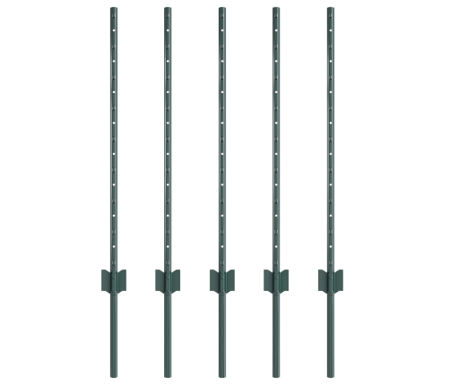 Žoga Stabi 5 Gab. U Kanāls Zaļš 80 Cm Tērauds Vidaxl