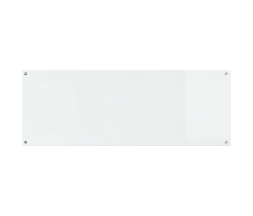 Virtuves Backsplash Caurspīdīgs 110X40X0.6 Cm Rūdīts Stikls Vidaxl