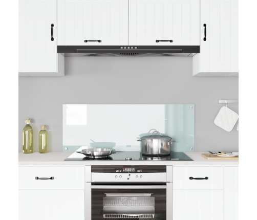 Virtuves Aizsargs - Balts 110X40X0,6 Cm Temperēts Stikls Vidaxl