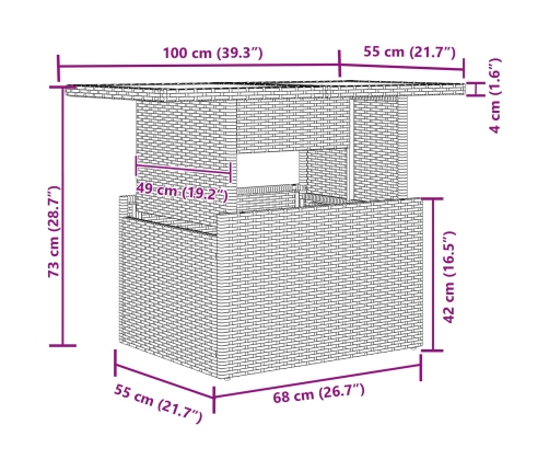 11 Daļu Dārza Dīvānu Komplekts Ar Spilveniem Melns Poli Rotangpalma Vidaxl