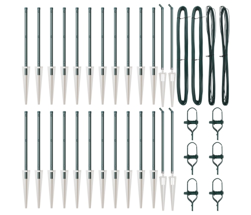 Žogu Stabi Ar Uzgriežņu 26 Gb Ø32 Mm 120 Cm Cinkots Tērauds Vidaxl