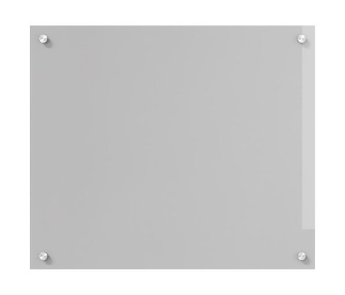 Virtuves Aizsarglāze Gaiši Pelēks 70X60X0,6 Cm Rūdīts Stikls Vidaxl