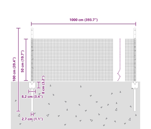 Vista Voljēra Žogu Komplekts 2 Gabalu Komplekts Zaļš Metāls Vidaxl