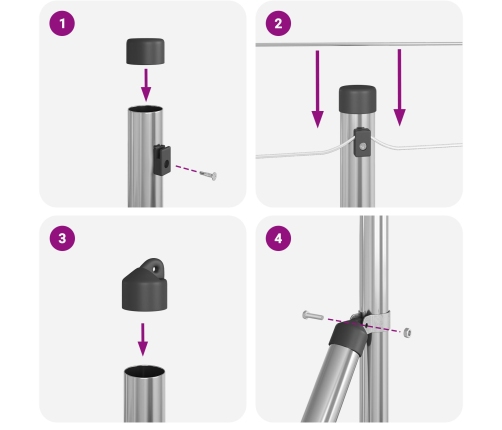 Žogu Stabi Ar Kātiņu 26 Gb Ø32 Mm 120 Cm Cinkots Tērauds Vidaxl