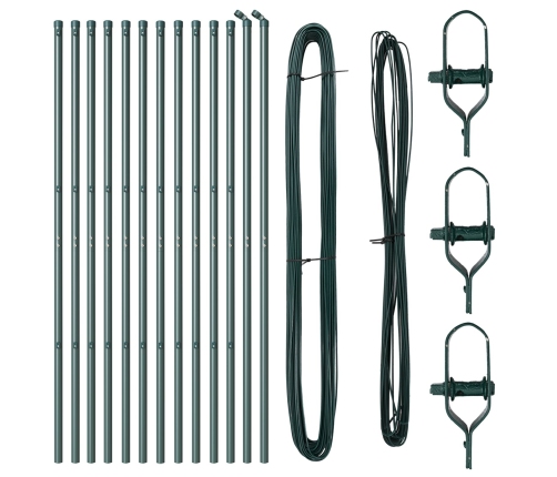 Žoga Stabi 13 Gabali Zaļš Ø32 Mm 190 Cm Cinkots Tērauds Vidaxl