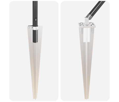 Žoga Stabi Ar Āķi 26 Gab Ø32 Mm 140 Cm Cinkots Tērauds Vidaxl