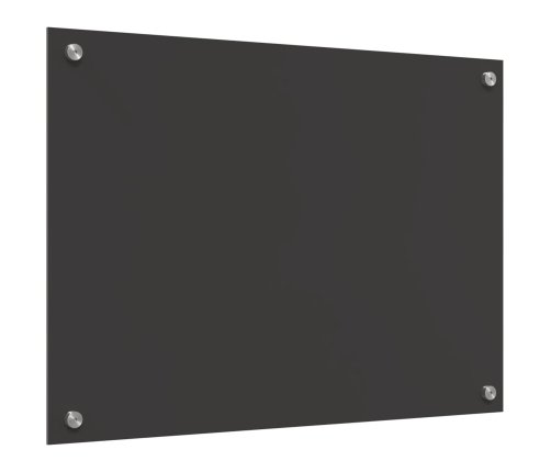 Virtuves Aizsargpanelis Tumši Pelēks 70X50X0,6 Cm Rūdīts Stikls Vidaxl