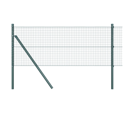 Žoga Stabu Komplekts 2 Gabali Zaļš Metāls 10 X 0.5 M Izturīgs Vidaxl