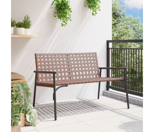 Dārza Sols Melns 113X79X75 Cm Polirotangpalma Vidaxl