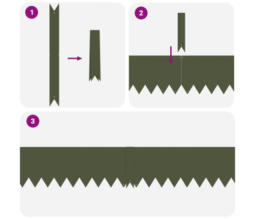 Zāliena Malu Apdare 20 Gabali Olīvu Zaļā 100X0,5X20 Cm Tērauds Vidaxl