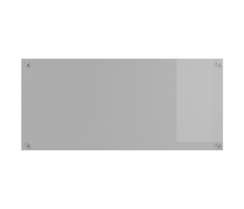 Virtuves Sienas Apgaismojums Gaiši Pelēks 110X50X0,6 Cm Temperēts Stikls Vidaxl