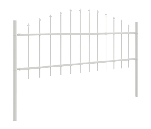 Žoga Paneļi Ar Spieķu Arku 7 Gab. Komplekts Balts Vidaxl