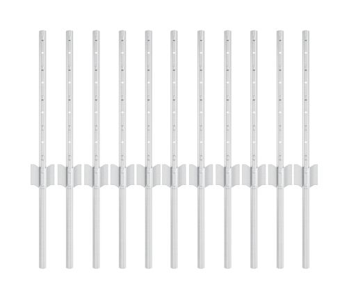 Žoga Stabi 11 Gabali U-Kanāla 40 Cm Cinkots Tērauds Vidaxl