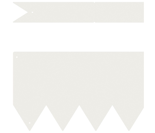 Zāliena Malas 50 Gabali Balts 100X0,5X15 Cm Tērauds Vidaxl