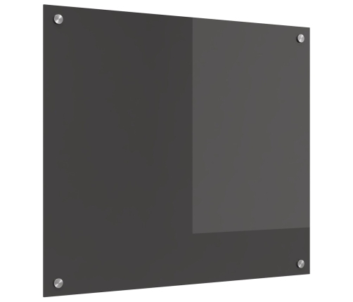 Virtuves Aizsargstikls Tumši Pelēks 70X60X0,6 Cm Rūdīts Stikls Vidaxl