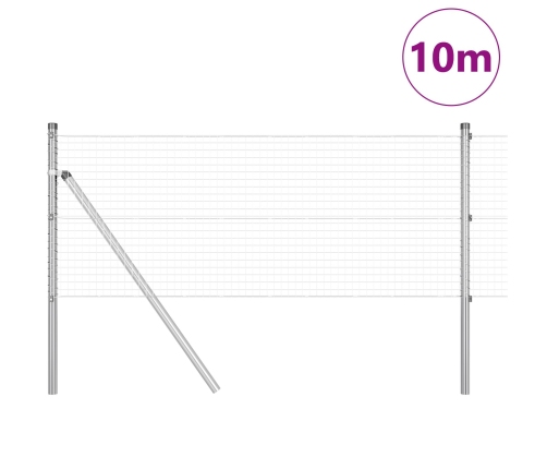 Žogu Stabiņu Komplekts 2 Gabali Cinkots Tērauds 10 X 0.5 M Vidaxl