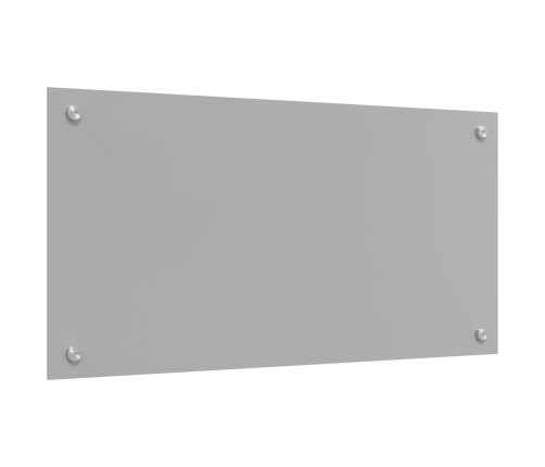 Virtuves Apgaismojums Gaiši Pelēks 80X40X0,6 Cm Rūdīts Stikls Vidaxl