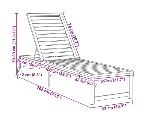 Vidaxl Sauļošanās Krēsli 2 Gab. Cieta Tīkkoka,  Sauļošanās Krēsls Cieta Tīkkoka Vidaxl