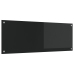 Virtuves Aizsargpanelis - Melns, 110 X 40 X 0,6 Cm, Temperēts Stikls Vidaxl