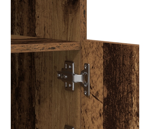 Vidaxl Sekretārs Ar Led Gaismām Vecs Koks 202X37X100 Cm Inženieru Koks, Vidaxl Sekretārs Ar Led Gaismām Vecs Koks 60.5X37X100 Cm,  Sekretārs Ar Led Gaismām Vecs Koks 41X37X100 Cm Vidaxl