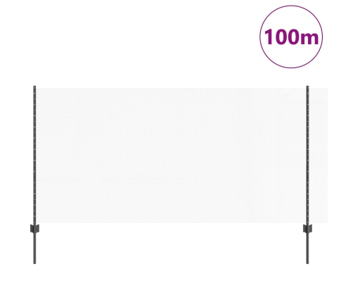 Vidaxl 22 Gab. U-Kanāla Stabi Pelēki 120 Cm Tērauds,  Sešstūra Žogs Pelēks 1.2X100 M Tērauds Vidaxl