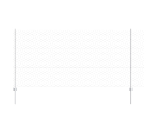 Vidaxl Žoga Stabi 10 Gab. U-Kanāls 120 Cm Galvanizēts Tērauds,  Sešstūra Žogs 1.2X10 M Galvanizēts Tērauds Vidaxl