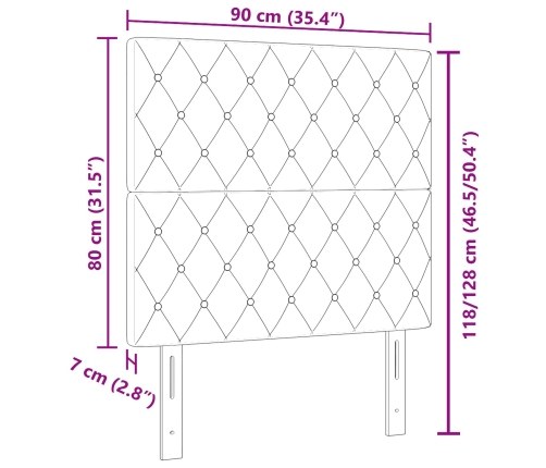 Vidaxl Gultas Galvgalis Ar Kristāla Pogām Tuftēts Rozā 90 Cm Samts,  Gultas Galvgalis Ar Kristāla Pogām Tuftēts Rozā 180 Cm Samts Vidaxl