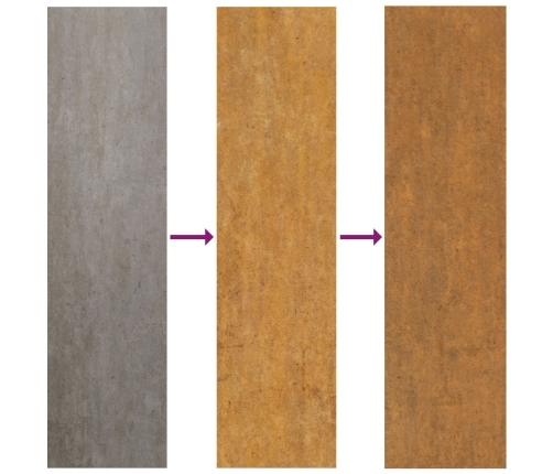 Zāliena Apmales 10 Gab 100X0,5X30 Cm Laika Izturīgs Tērauds Vidaxl